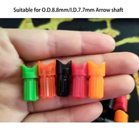 2460100pcs archery nocks i d7 7mmo d 8 8mm for suitable for arrow shaft hunting