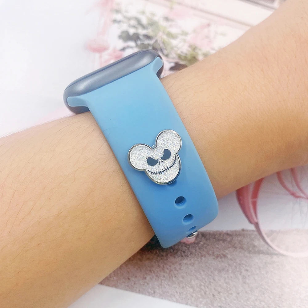 decorative nails for apple watch band charms silicone strap rivet for samsung galaxy watch accessories st patricks day gift free global shipping