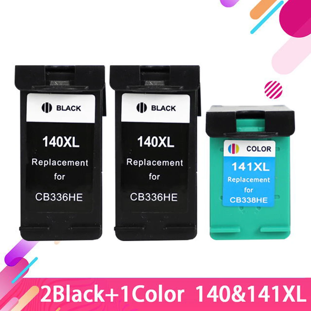 Совместимый чернильный картридж для HP 140 141 hp 140XL Photosmart C5273 C5283 C5293 D5363 C4473 C4480 C4483 C4583