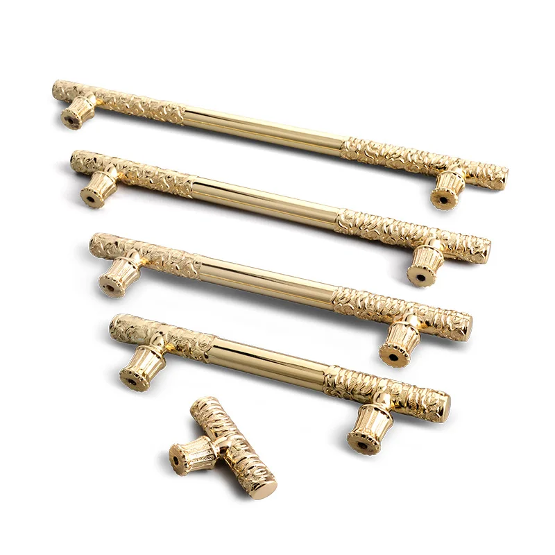 

Modern Luxury Creative K Gold Solid Cupboard Drawer Knobs Wardrobe Kitchen Cabinet Pulls Door Handles for Furniture