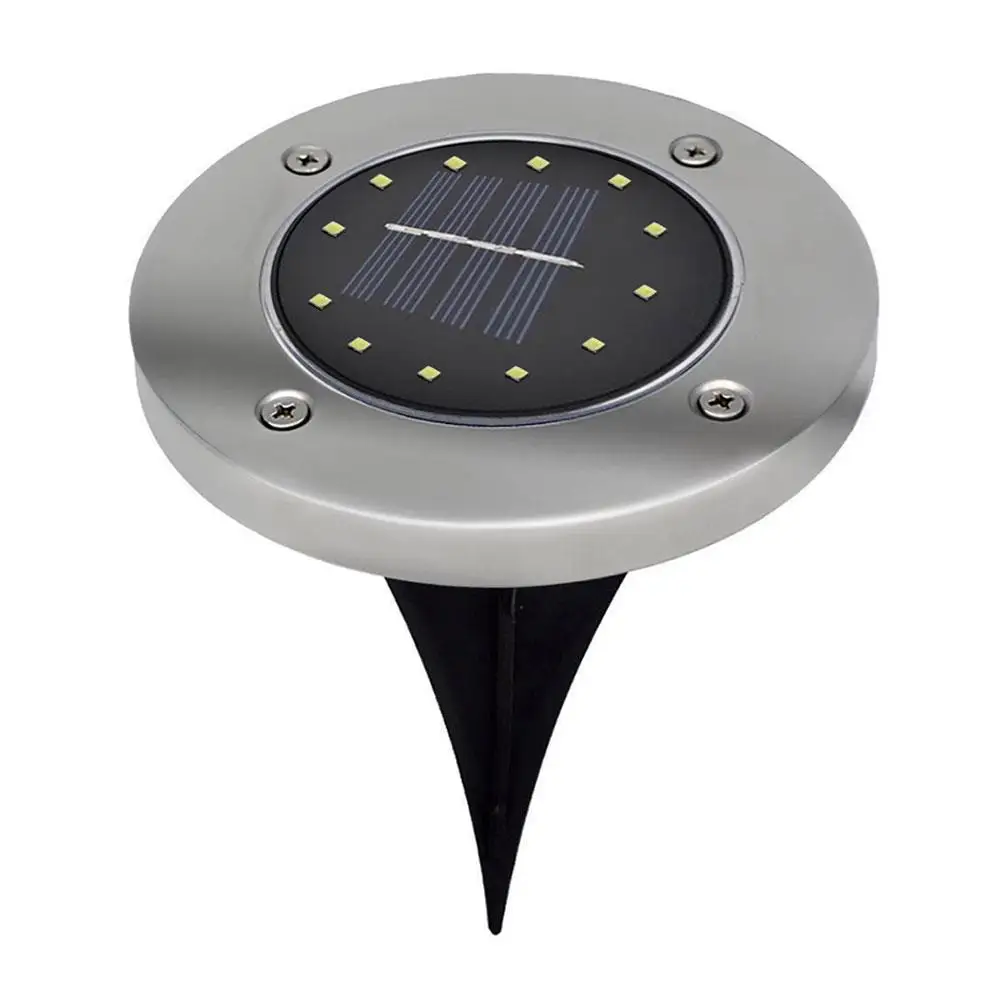 Наземная лампа IP65 водонепроницаесветильник на солнечной батарее 12