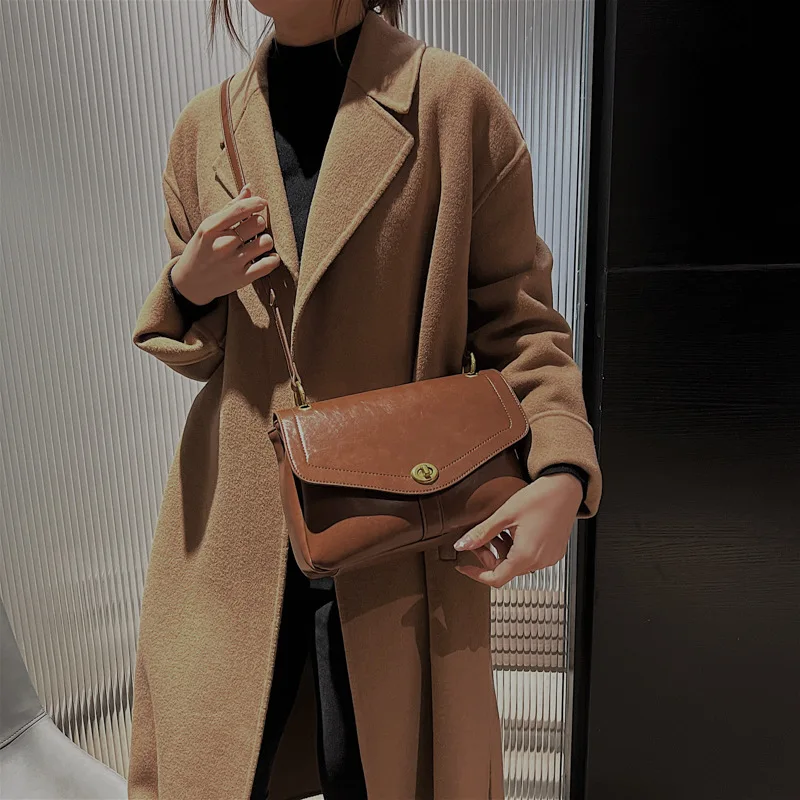 

Fashion Women Crossbody Bag PU Leather Flap Shoulder Handbags Autumn Winter New Style Female Messenger Bags Travel Phone Purses
