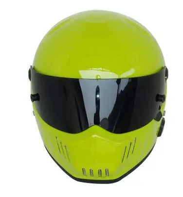 Мотоциклетный шлем с полным покрытием профессиональный для мотогонок