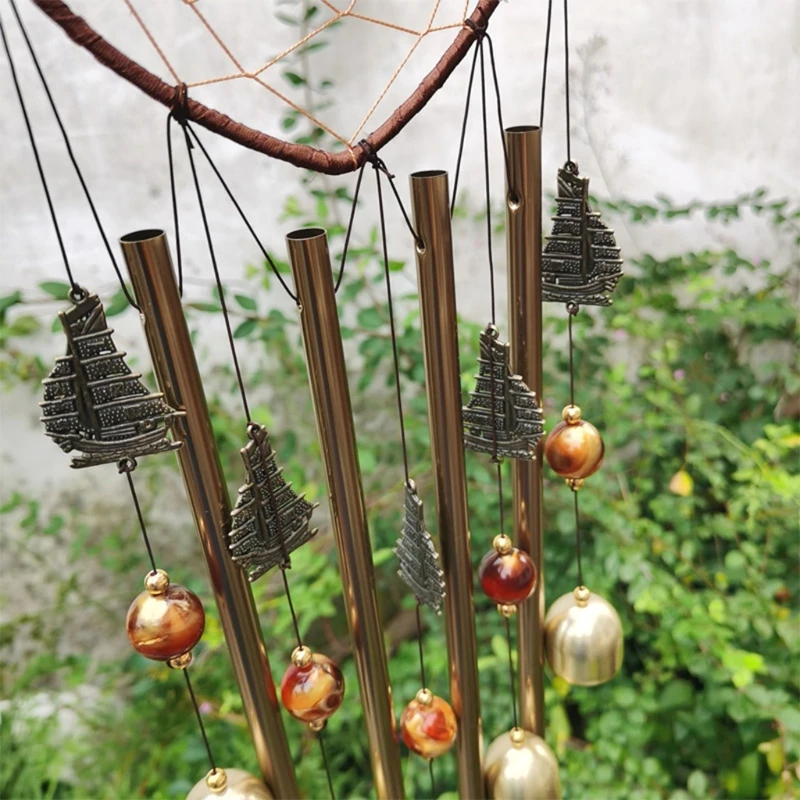 

Heart Wind Chimes Living Yard Garden Hanging Windchimes Home Decor Ornaments Dreamcatcher Craft Gifts