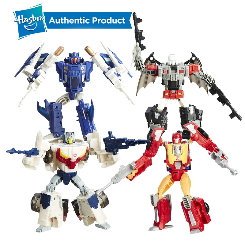 Hasbro Transformers Toys Titans Return Deluxe Autobot Hot Rod and Firedrive экшн фигурка Коллекционная модель