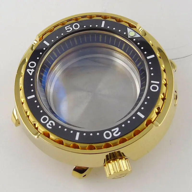 

Fit for NH35A/SBBN031/SKX007 Sapphire Luminous 47MM Steel 200M Gilded Watch Case