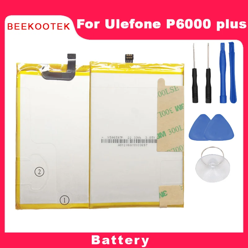 

Новый оригинальный аккумулятор BEEKOOTEK для Ulefone P6000 Plus, высококачественный аккумулятор большой емкости 6350 мАч для телефона Ulefone P6000 Plus