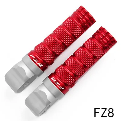FZ8 red Высококачественные Задние подножки мотоцикла с ЧПУ для Yamaha FZ1 FZ01 FZ 1 2006-2012 FZ8 FZ08 FZ 8 2011-2013 - Цвет: FZ8 red