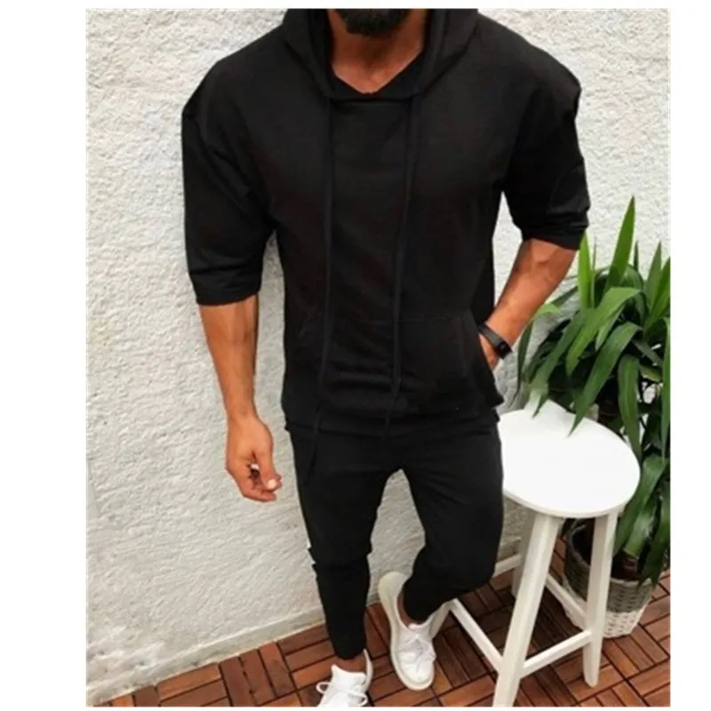 Мужская футболка Топы с коротким рукавом Пэчворк одноцветная толстовка