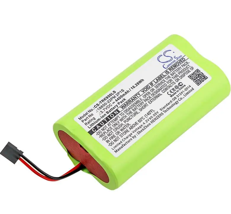 Батарея Cameron sino 4400 мА/ч для TRELOCK V-образной КРЕПЕЖНОЙ ПЛАСТИНОЙ LS 950 LS950 18650-22PM 2P1S