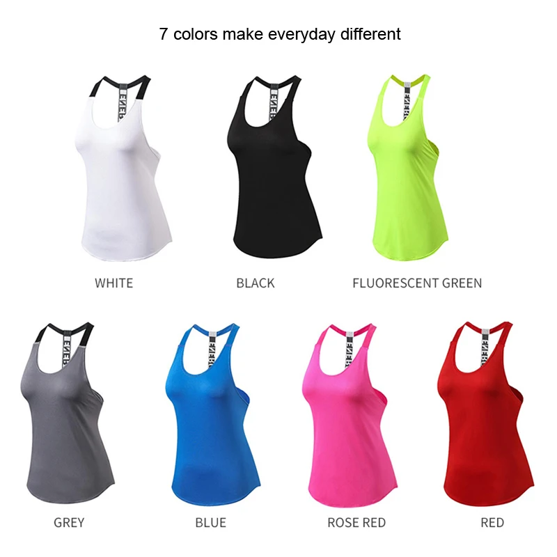 Спортивные майки EC.MS для женщин свободные спортивные рубашки футболка с модной