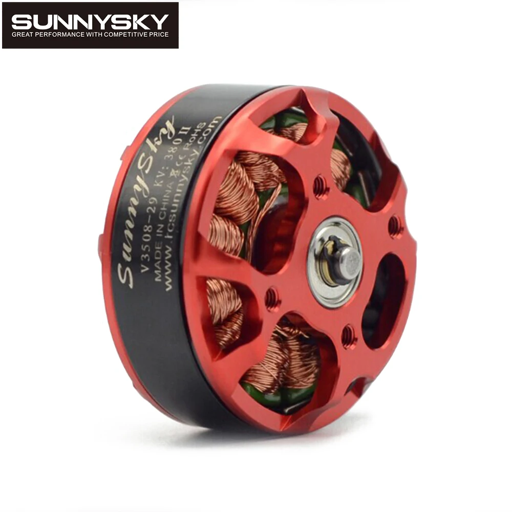 1 шт. Sunnysky V3508 380KV/580KV/700KV 4S-6S бесщеточный двигатель для радиоуправляемого