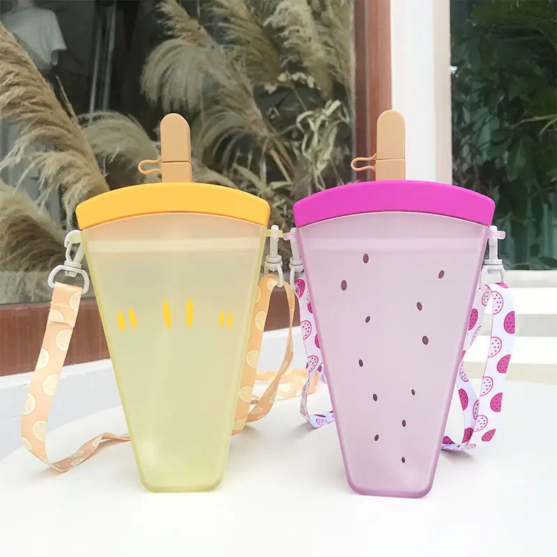 350 мл летняя популярная чашка для девочек мороженого пластиковая с фруктами