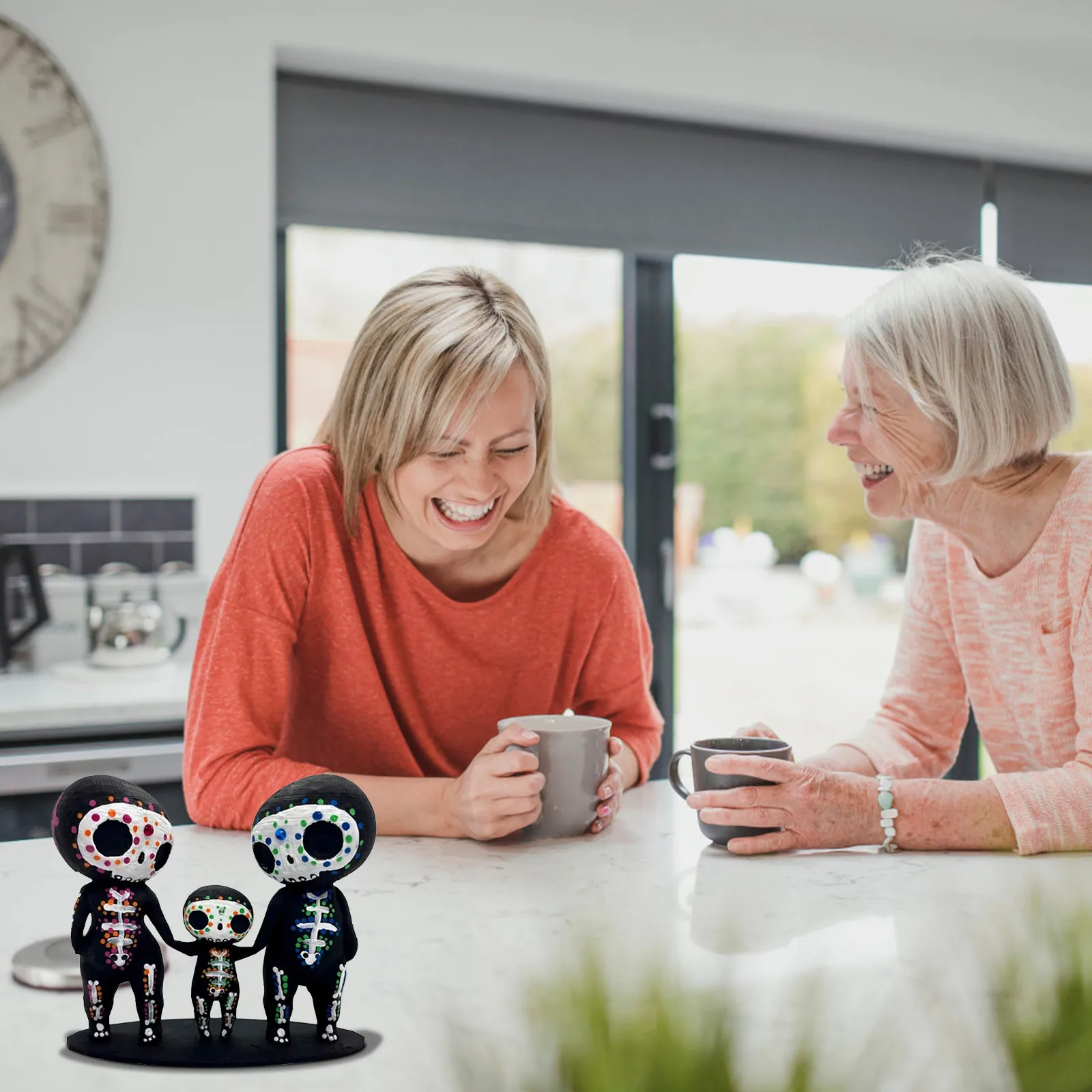 3D удивительная чужой игрушки-статуи рисунок сахарный череп модель ручной