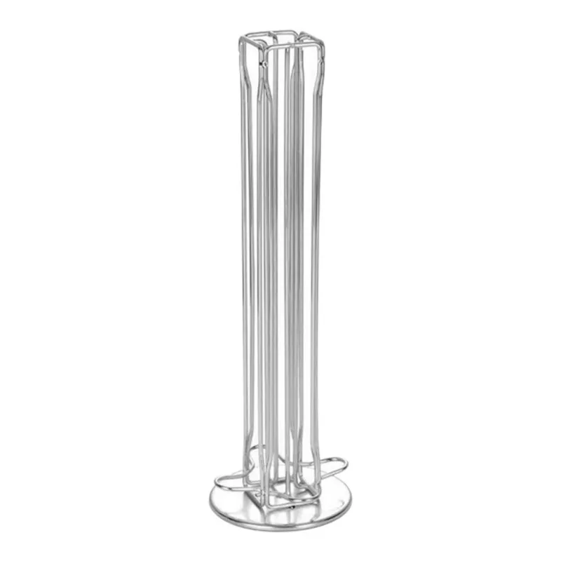 

40/24/36Cups Rotatable Coffee Pod Holder Stainless Steel Display Capsule Rack Tower Stand Dolce Gusto Capsule