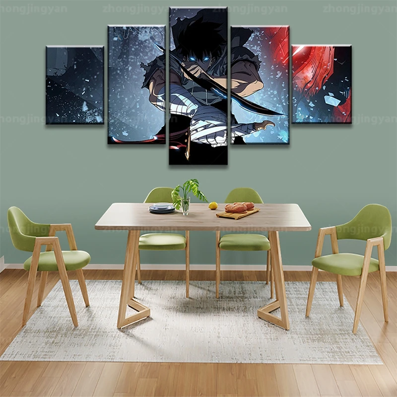Современная картина из аниме живопись соло выравнивающаяся Картина на холсте