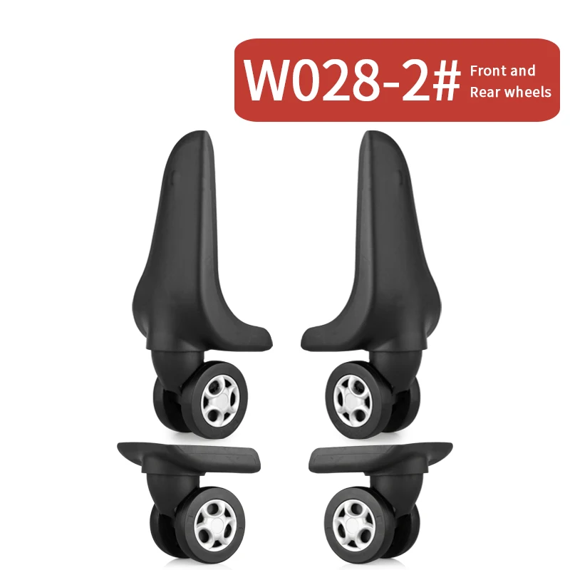 W028-2 (4 Wheels) Багажная сумка на колесиках колеса Ремонт Универсальный Дорожный чемодан Запчасти Аксессуары ssuitcase карты прокатки запасные колеса для чемодана - Цвет: W028-2 (4 Wheels)