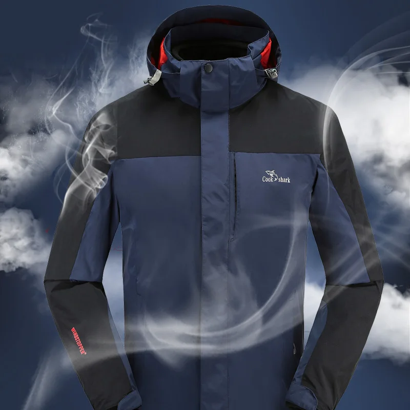 Куртка повар Акула 2020 Мужская Вельветовая стеганая ветровка мужская модная