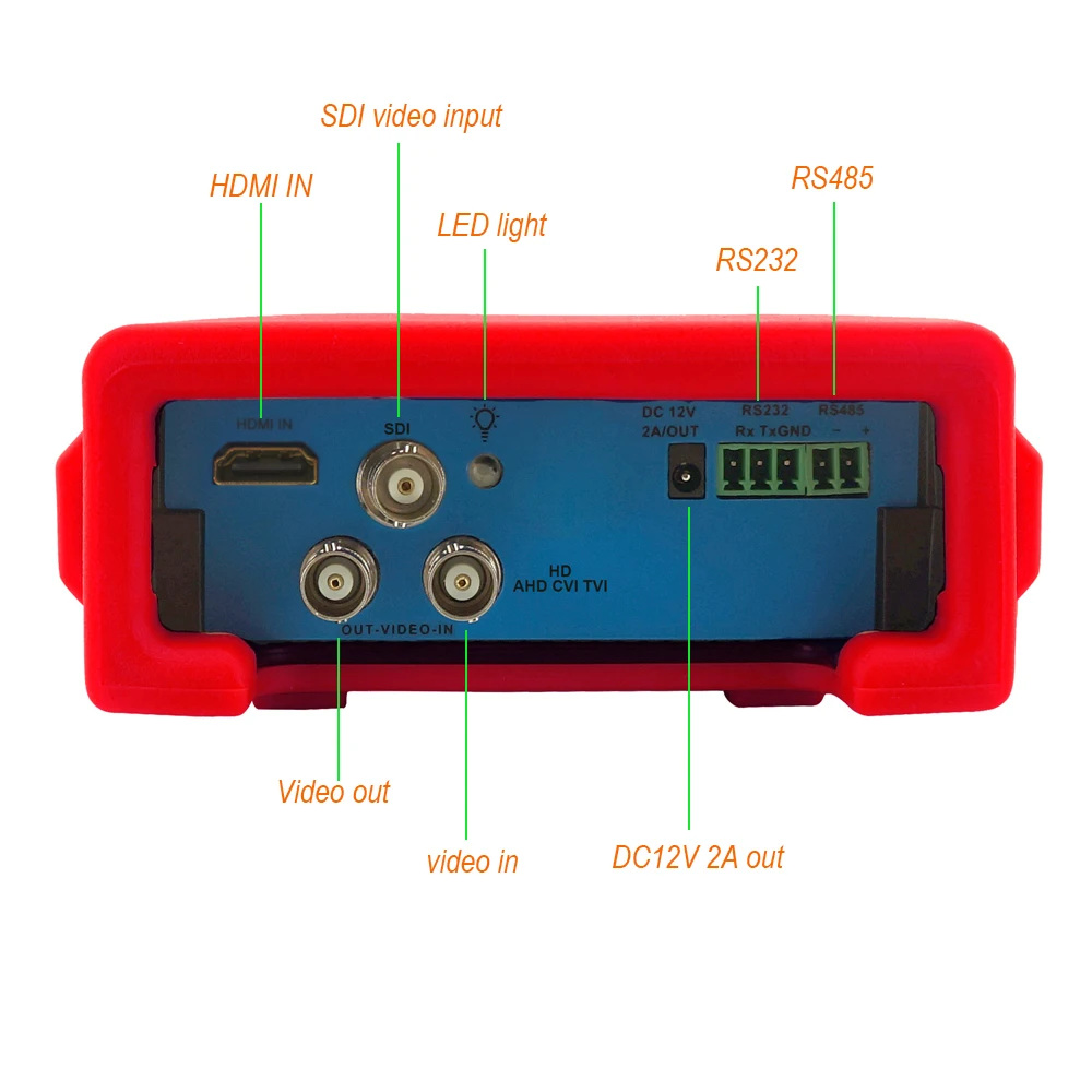 

4.3 inch H.265 4K IP Camera Tester 8MP TVI CVI 5MP AHD 1080P EX-SDI SDI Camera CCTV Tester Monitor IPC Tester