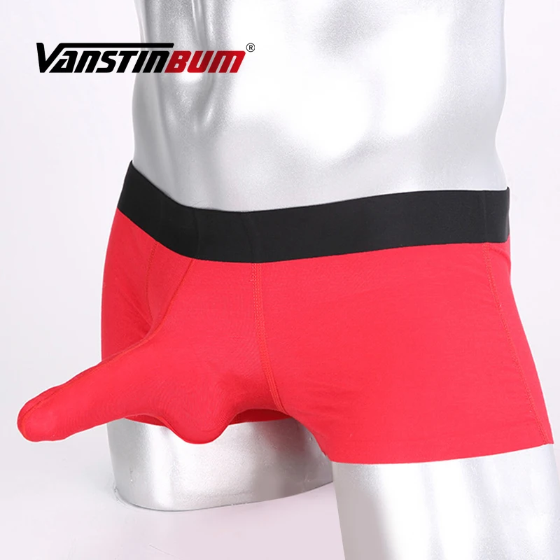 Экзотические шорты-боксеры из модала сексуальные мужские гей бесшовные