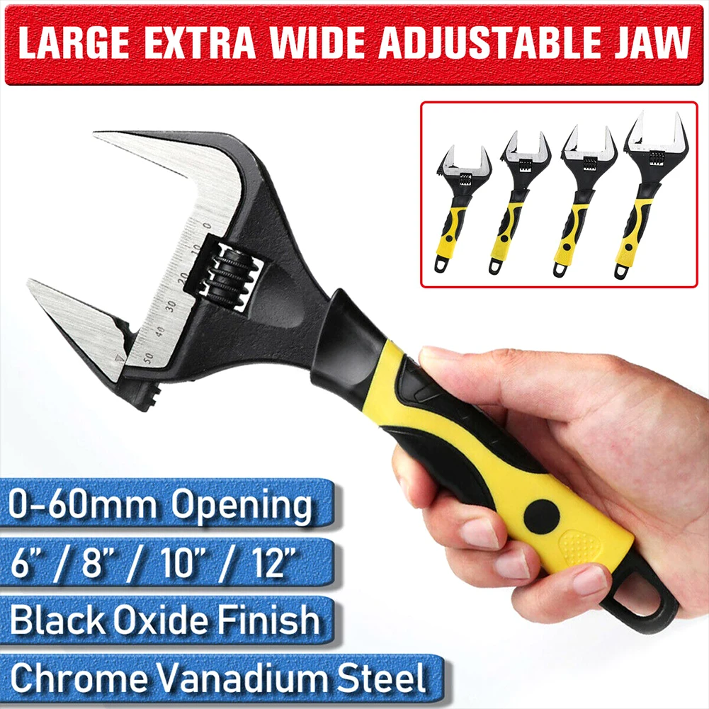 Гибкий гаечный ключ для ванной 0-60 мм Многофункциональный мягкий ручной