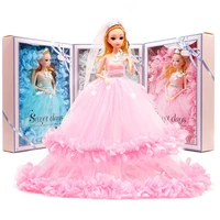 girl toys doll simulation toys childrens toys bjd dress up christmas gifts cute cartoons wedding princess doll toys
