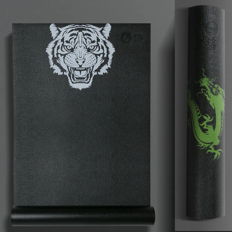 Резиновый мужской Коврик для йоги нескользящий коврик фитнеса начинающих ходить