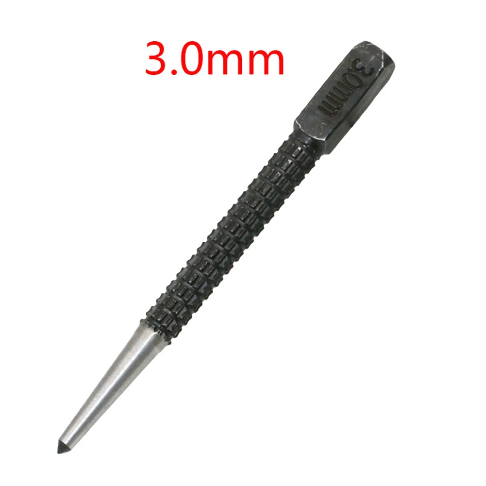 

3pcs Non Slip Automatic Marking Tool Set DIY Wood Metal Center Punch High Hardness Carbon Steel Scribe