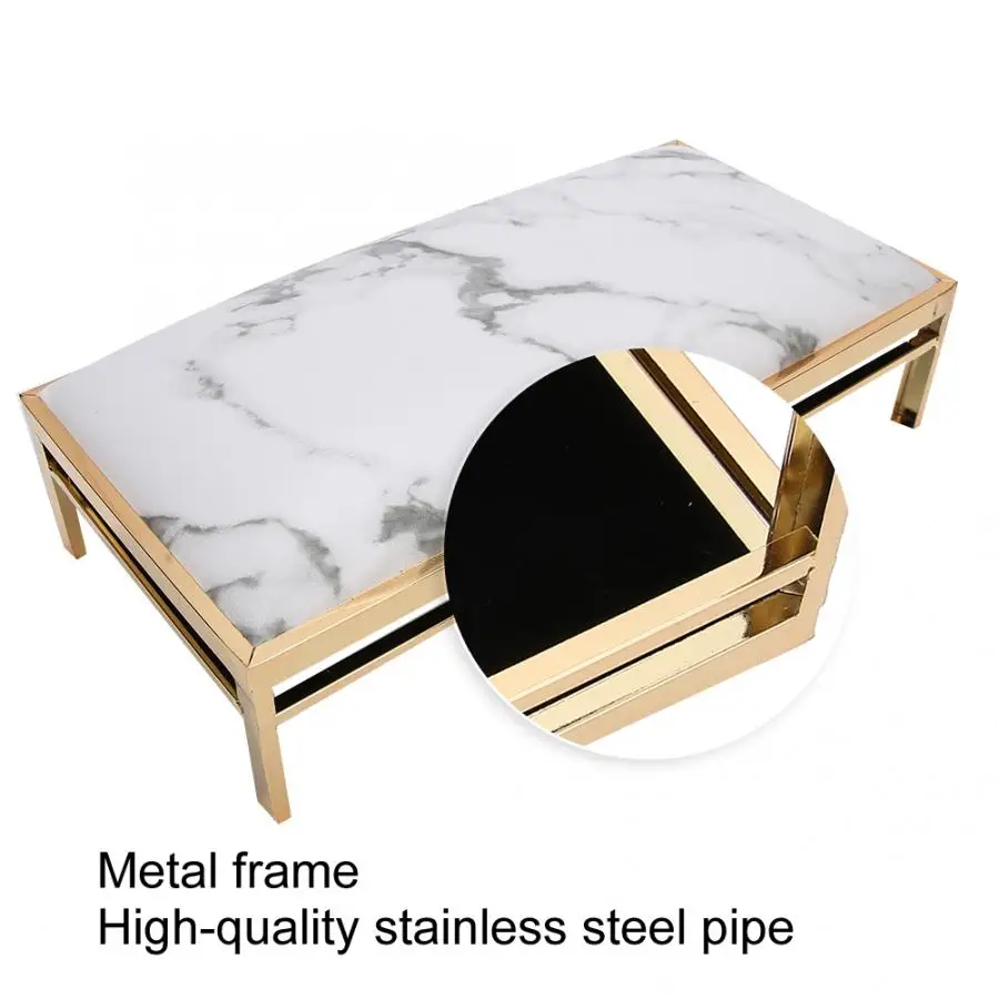 Manicure Table Nail Art Hand Rest Pillow PU Leather Arm Cushion Stainless Steel Frame Salon Home | Красота и здоровье