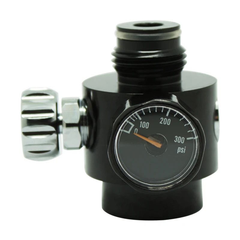 Баллон для пейнтбола Регулируемый регулятор давления на выходе 0 300PSI 800psi 825 psi 14NGO