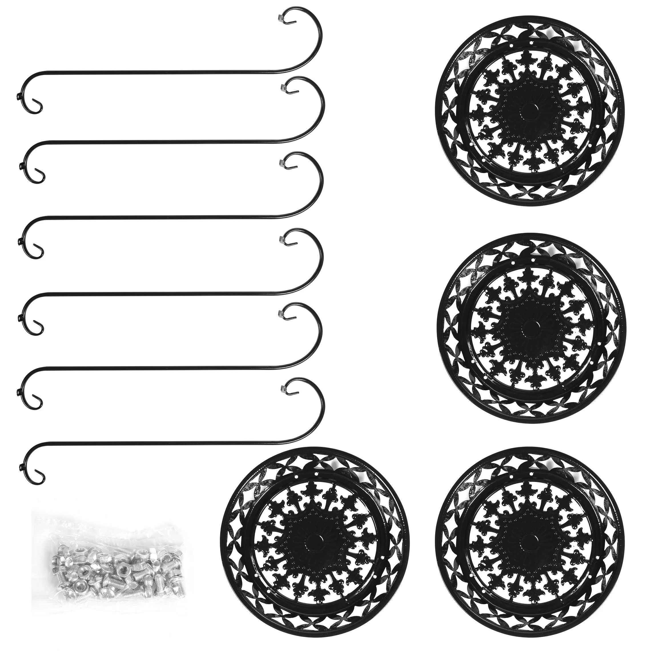

31x79.5cm Double Layer Wrought Iron Potted Stander Green Plant Pot Rack Stand Bracket Home Decor Rack Simple versatile for Home