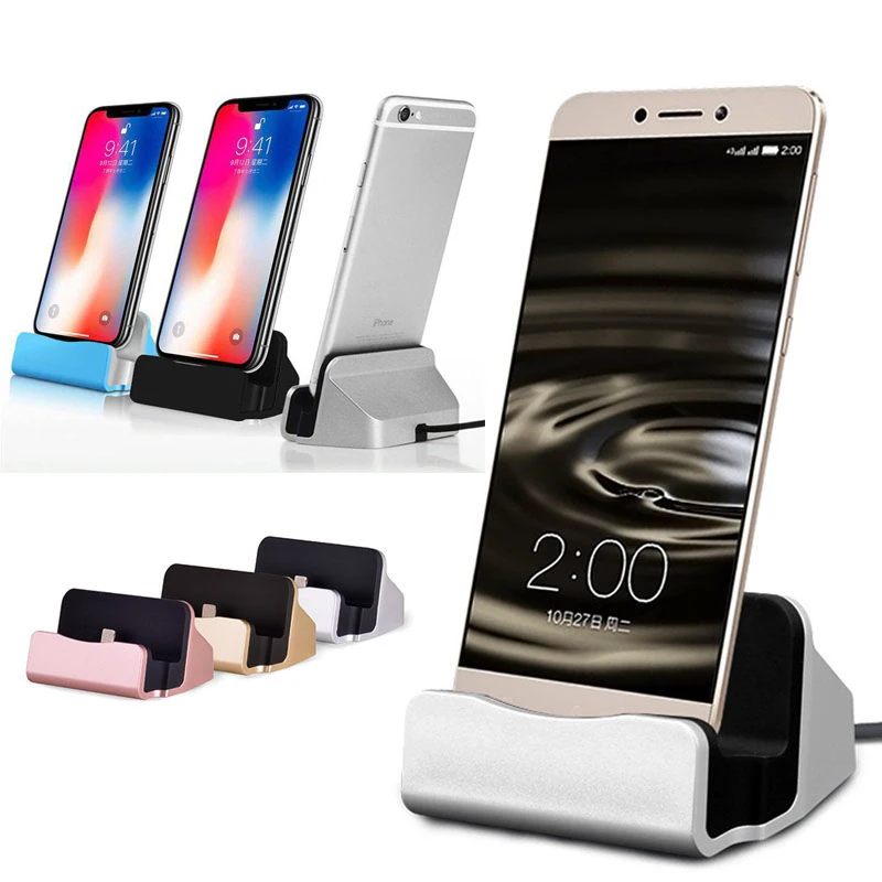 Док станция для зарядки телефона usb кабель передачи данных iPhone Huawei Xiaomi LG Samsung