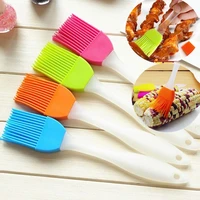 1 pcs small silicone home picnic pastry brush baking bbq brush baking oil brush clear handle kitchen tools hot barbecue tools