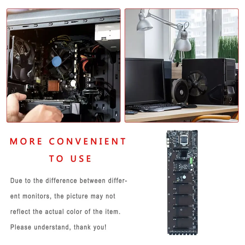 b75 btc d8p online professional 8 card 6 mainboard 3 generation memory support g3900 6789 generation free global shipping