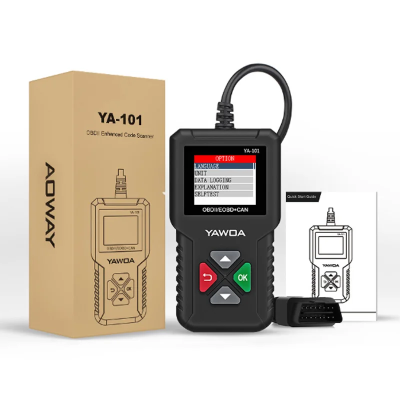 YA101 по каналам OBDII/EOBD считыватель кода OBD 2 диагностический инструмент YA 101
