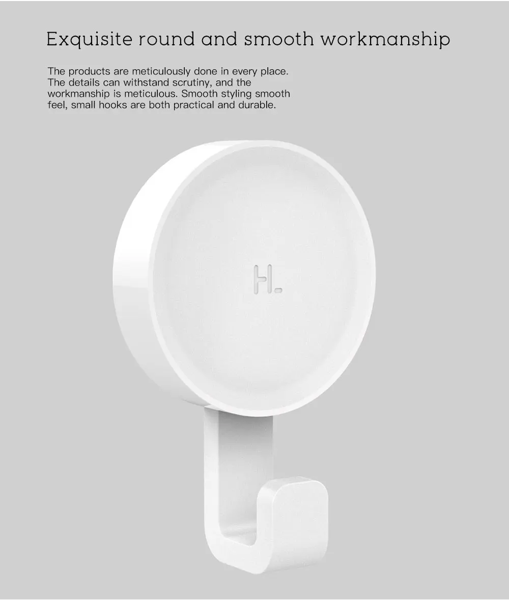 Xiaomi Happy Life практичный крючок 6 шт. 3 кг несущая высокая производительность многофункциональные крючки и стеллажи для домашнего хранения