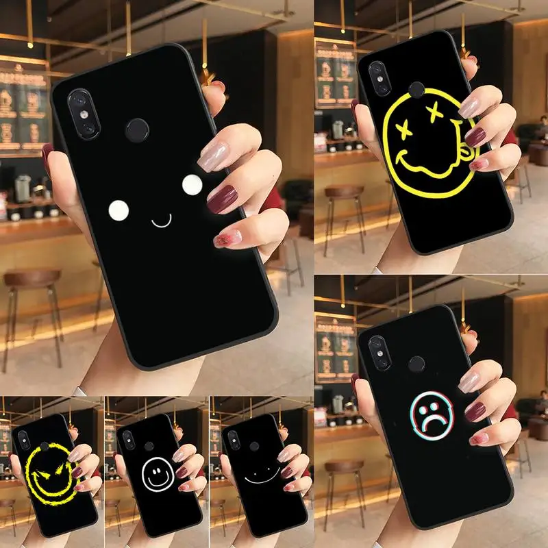 Чехол для телефона Yinuoda Sad boy happy face Redmi K20 Note 5 7 7a 6 8 Pro note 8T 9 Xiaomi Mi SE|Бамперы| |