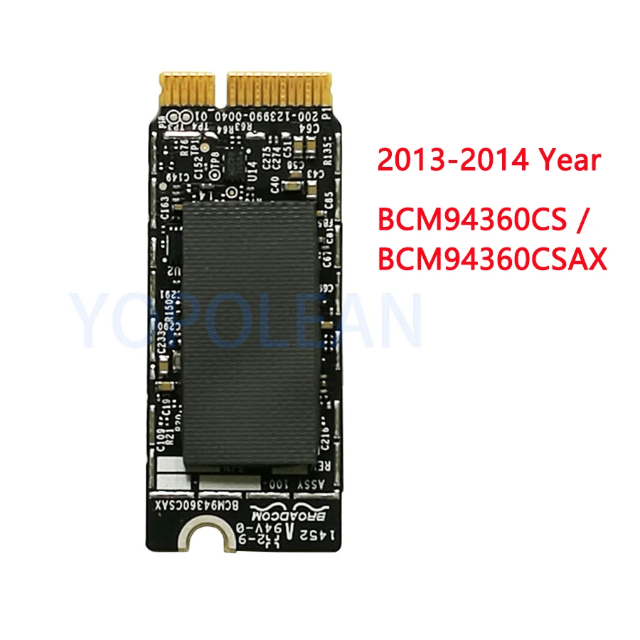 Оригинальная Bluetooth 4 0 1 Wifi карта для Macbook Pro Retina A1502 A1425 A1398 BCM94360CS BCM943602CS802.11ac 2013 2014 |