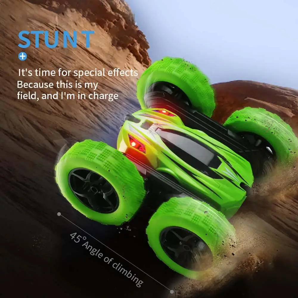 1 комплект Радиоуправляемый автомобиль высокоскоростной 3D флип пульт