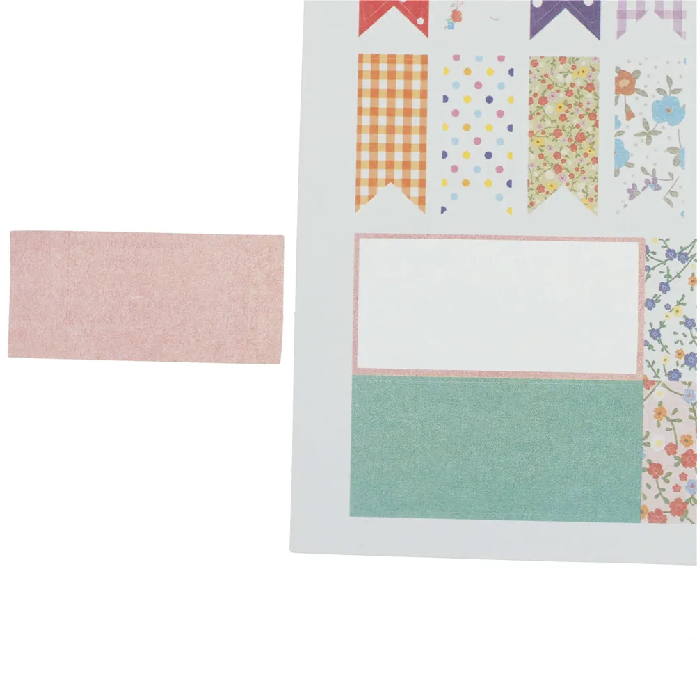 

4 pcs/set DIY Vintage Retro Flower Paper Decorative Sticker For Scrapbooking Home Photo Album Student Decoration