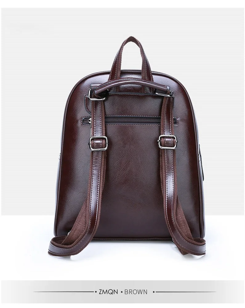 ZMQN, винтажный кожаный женский рюкзак,, Mochila Feminina, Большой Вместительный рюкзак, школьные сумки для девочек-подростков, сумка для женщин C130