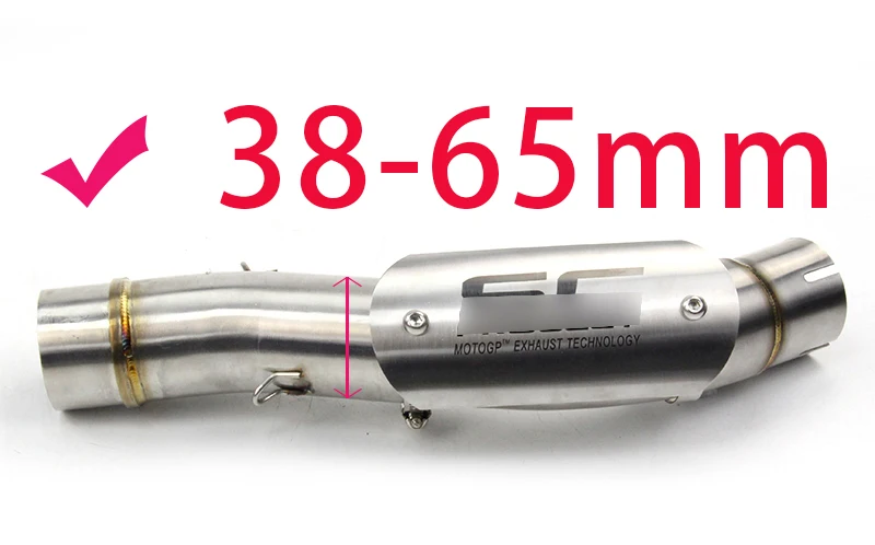 Y54 Akrapovic мотоциклетная выхлопная средняя труба крышка SC racingproject труба Крышка для yamaha xt 600 crf 250f honda nc700x honda dax