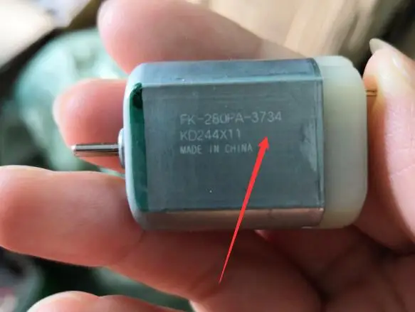 FK-280PA-3734 Абсолютно Mabuchi 280 микро двигатель постоянного тока FK-280PA 12V P угольные щетки двигателя для уход за волосами/лазерный эпилятор торговый автомат/ATM - Название цвета: FK-280PA-3734