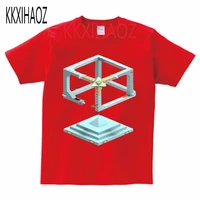 summer short sleeved cotton tops boys and girls love puzzle games t shirts childrens clothing evo explores kids clothes mj