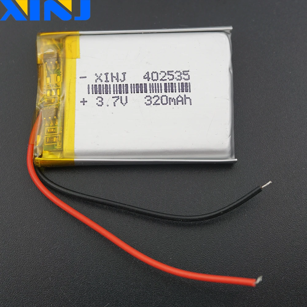 XINJ 3 7 V 320 mAh Li Po литиевая полимерная аккумуляторная батарея ion 402535 для GPS Sat Nav DVC DVR