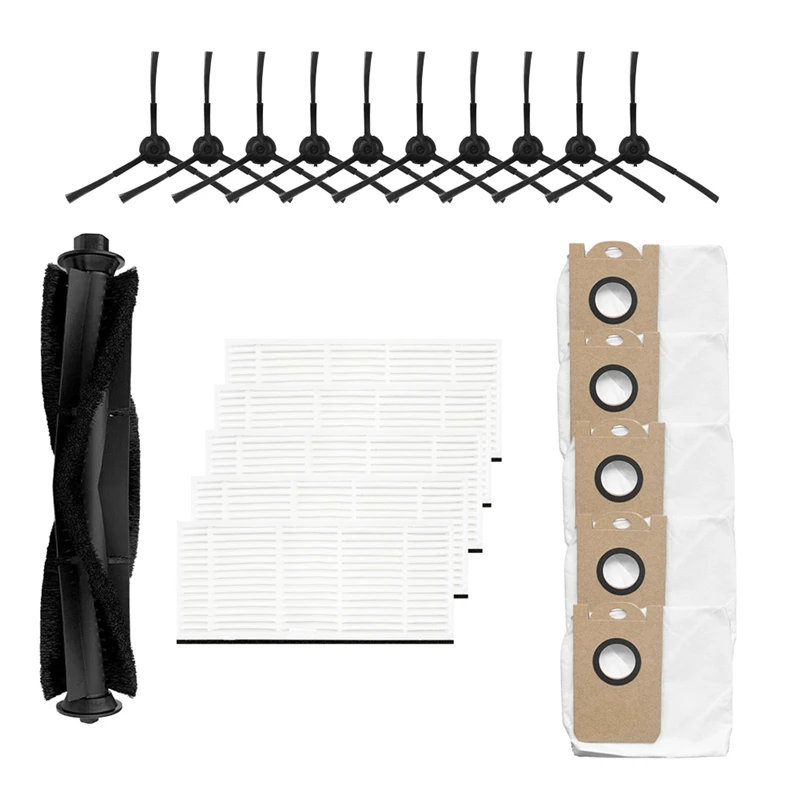 

Main Rolling Brush Side Brushes Filters Dust Bags for Viomi S9 Vacuum Cleaner Accessories Replacements Parts