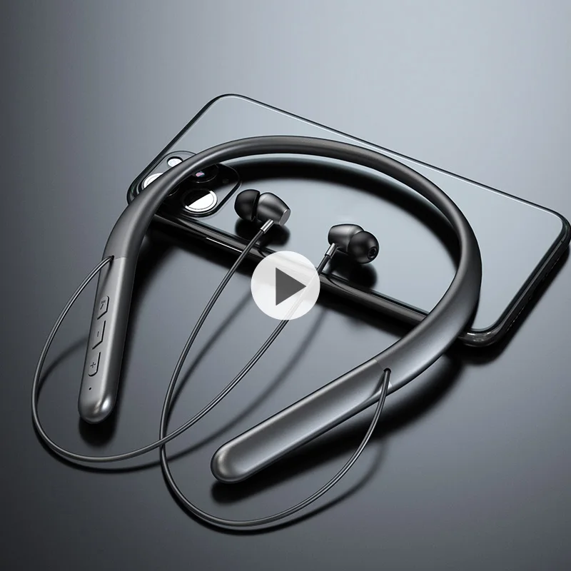 

True Wireless Headphones HiFi Bluetooth Earbuds TWS Stereo Bass Sound Neckband Earphones Pink Sports Headset Support TF Card