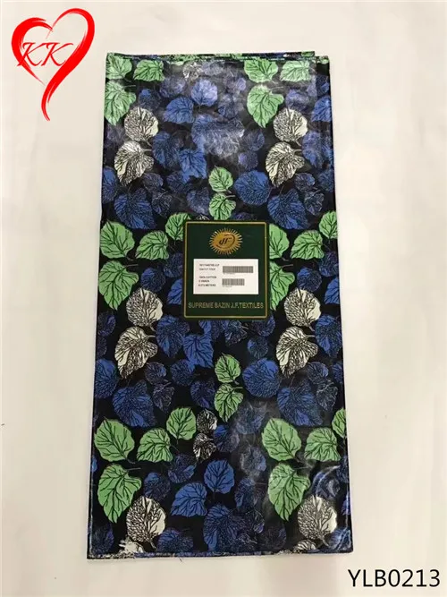 Красивая богатая ткань базин африканская базиновая хлопок простой getzner парча