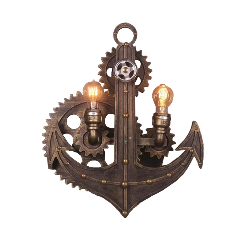 Винтажные Настенные светильники для лофта в стиле ретро Светильники