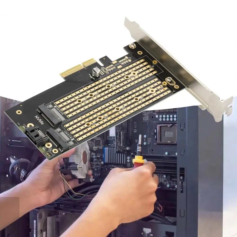 Компактная Простая установка M.2 NGFF M-Key для настольного ПК PCIe x4 NVMe SSD 2242 2260 2280